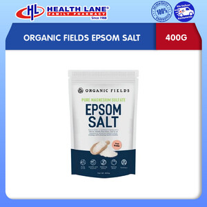 ORGANIC FIELDS EPSOM SALT 400G